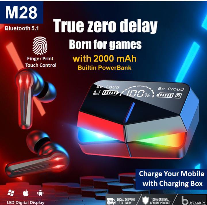 M28 Gaming Earbuds | True Zero Delay