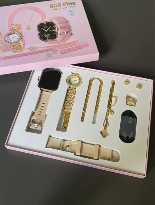 A58 Plus Smart Watch – 2.02” | Gift box for girls